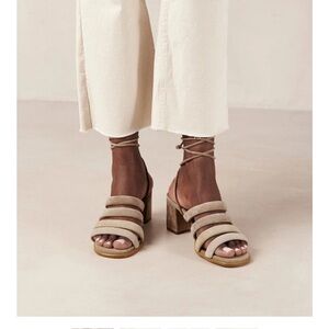 ALOHAS Tan High-Heeled Stilettos
